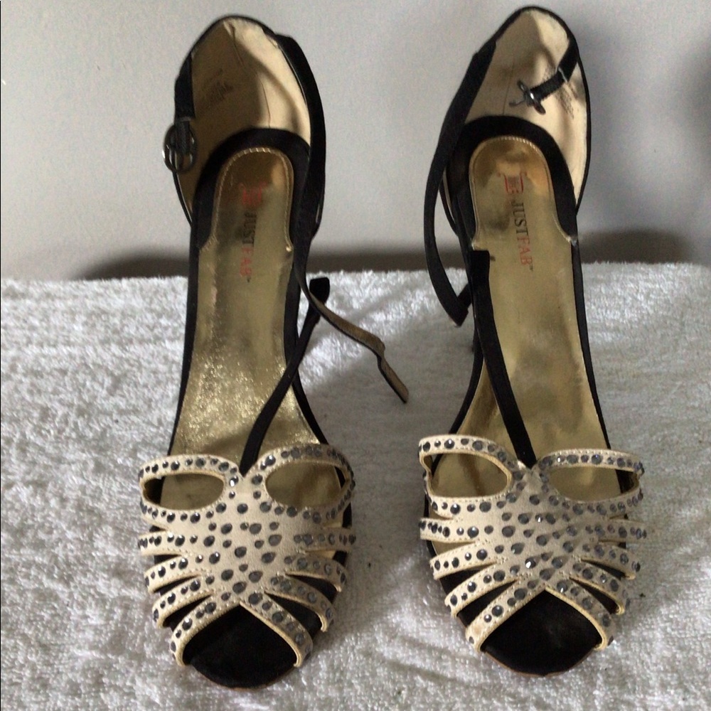 Just Fab Peep Toe Heels